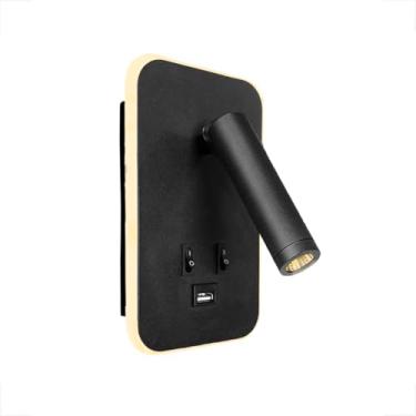 Imagem de Arandela Parede Led Direcionável Com USB Interruptor Bet78