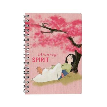 Imagem de Caderno Universitário Capa Dura 1 Matéria Disney Mulan Spirit - School Basics