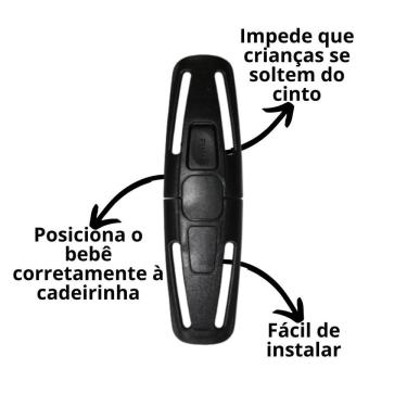 Imagem de Trava Cinto Segurança Infantil Bebe Conforto Cadeirinha