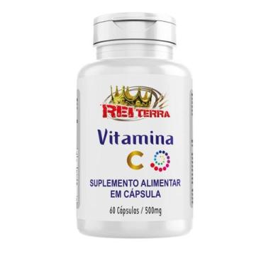 Imagem de Vitamina C 60 Cápsulas 500mg - Rei terra, sem sabor