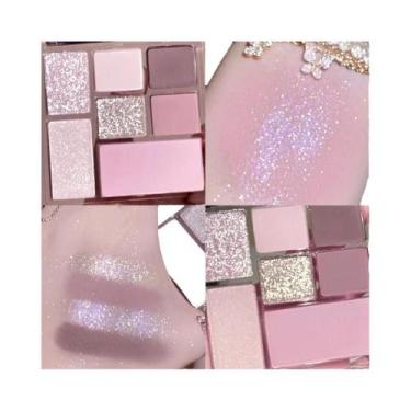 Imagem de Paleta De Sombras Em Tom De Terra, Sete Cores, Brilho, Pérola Fosca, À
