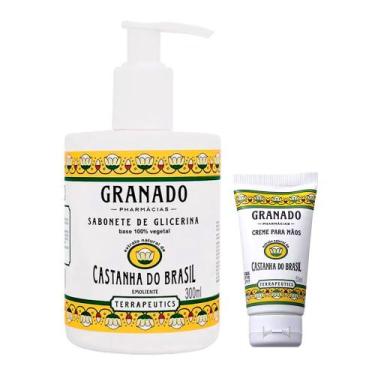 Imagem de Granado Castanha do Brasil  Sabonete Líquido + Creme para Mãos Kit Pre