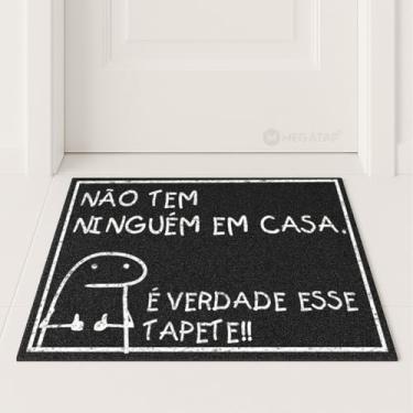 Imagem de Tapete Capacho Bento Cake 60x40 Nao Tem Ninguem Casa Entrada