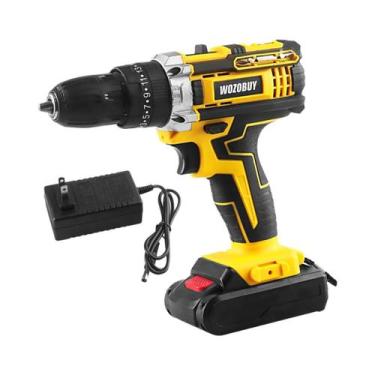 Imagem de WOZOBUY-21V MAX Broca sem fio ou 1/2 "Kit Chave de Impacto, 2-Mode Spe