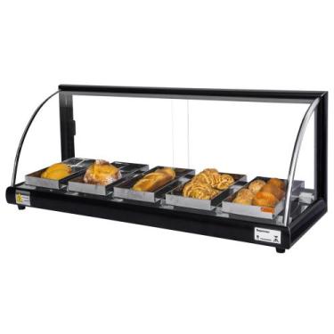 Imagem de A5 - Estufa Alfa para salgados de 5 bandejas Preta - 220V - Omega