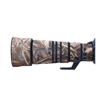 Imagem de Capa de lente para Nikon Z 600 mm F/6.3 VR S Capa de proteção de lente de câmera camuflada (cor #Camuflagem de grama murcha - à prova d'água) capa de chuva