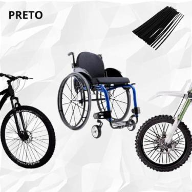 Imagem de Capa de Raios Protetora Bike Moto Bicicleta Cadeira De Rodas Canudo Co