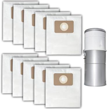Imagem de Aolleteau Sacos de vácuo compatíveis com aspirador central OVO 22,5L/5,81 Gal. 700ST-35H