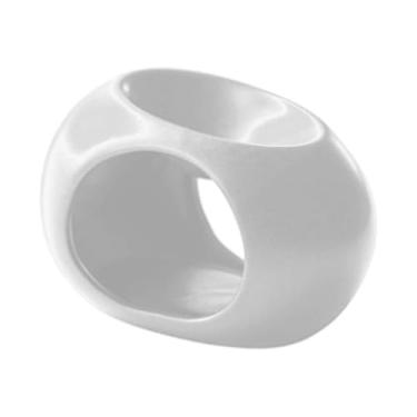 Imagem de IEUDNS Queimador de óleo essencial, porta-velas, enfeite, centro de mesa, difusor de aroma, aquecedor de aroma para inauguração de casa no Natal, Branco