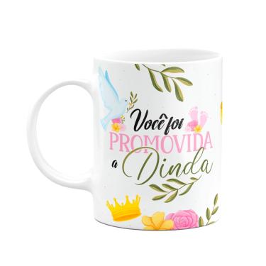 Imagem de Caneca de Dindos - Você foi promovida a Dinda - M2