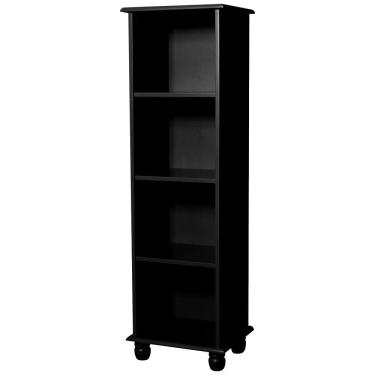 Imagem de Torre Antique Média Lateral 3 Prateleiras Laca Preta