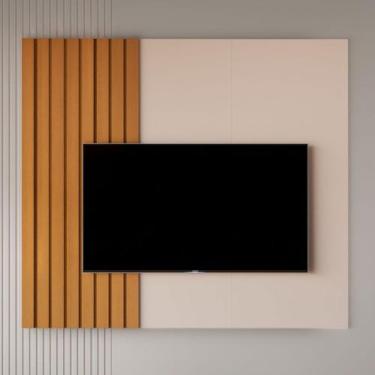 Imagem de Painel para TV Até 58 Polegadas Boto Off White/Nature - Jb Bechara, Be
