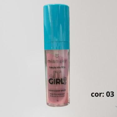 Imagem de Iluminador Solto IT GIRL da Mia Make, Cor 3 Rosa