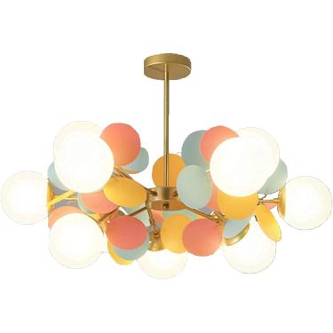 Imagem de Luminária de lustre sputnik lustre de luminária pendente haste de altura ajustável Brass para o teto lixo lixo quarto de jantar de sala de jantar iluminação de cozinha, ouro mais cor, 12 int