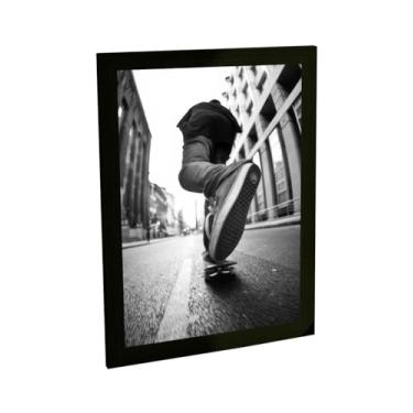 Imagem de Quadro Decorativo Skate Remada Fotografia Angulo