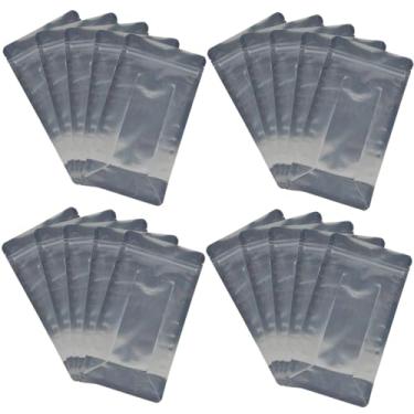 Imagem de XunLiu Sacos de armazenamento herméticos reutilizáveis de folha de alumínio (50, 12 cm x 22 cm + 6 cm/0,36 mm)