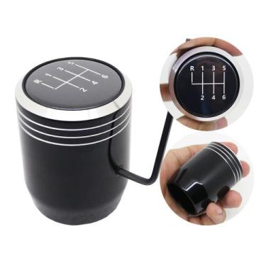 Imagem de Manopla Bola Câmbio Onix Alumínio Naval Sólido 048 - NTM Parts, 6 Marc