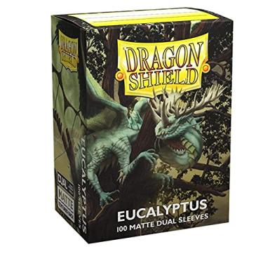 Imagem de Arcane Tinmen Dragon Shield Card Sleeves – Matte Dual Eucalyptus Standard Size 100CT - MGT Card Sleeves are Smooth & Tough - Compatible with Pokemon, Yugioh, & Magic The Gathering Card Sleeves