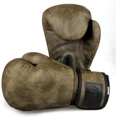 Imagem de Luvas De Boxe Profissional Retro Para Homens & Mulheres Luvas De Treino Para Puhing Bag, Kickboxing, Muay Thai, green, 12oz