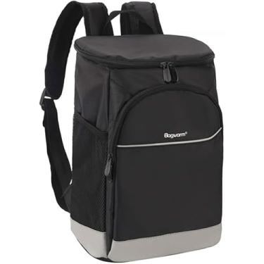 Imagem de Mochila Isolada Cooler Bag Thermo Luch Picic Box Cool Ice Pack Fresh Thermal Bags Geladeira Para Campig, Black, S