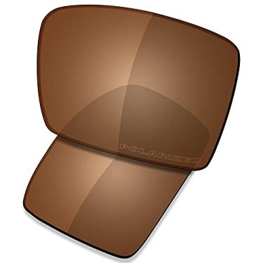 Imagem de SAUCER Lentes de reposição premium e protetores de nariz compatíveis com óculos de sol Costa Del Mar Tower High Defense - marrom âmbar polarizado