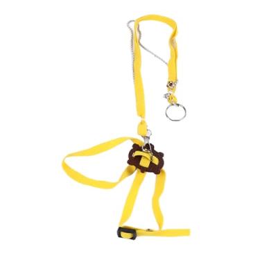 Imagem de Naroote Lizard Leash, Tartaruga Cinta Tira de Couro Macio Durável PU Ajustável para Répteis para Treinamento (Silêncio)