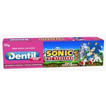 Imagem de Dentil - Creme Dental Kids Sonic Sabor Tutti Frutti c/Flúor Ativo 50g