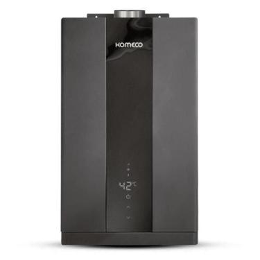 Imagem de Aquecedor de água a gás komeco ko 16 bk home ( preto ) 16 litros - gn