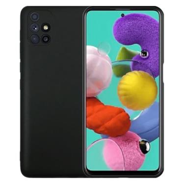 Imagem de Capa Capinha Case Premium Anti Impacto Preta com Proteção de Câmera para Samsung Galaxy A51
