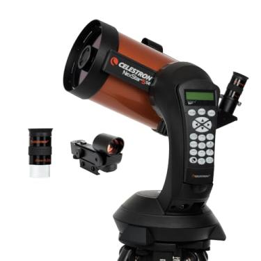 Imagem de Telescópio computadorizado Celestron NexStar 5SE, usuários iniciantes e avançados, suporte GoTo totalmente automatizado, tecnologia SkyAlign, + de 40.000 objetos celestiais, espelho principal 127 mm