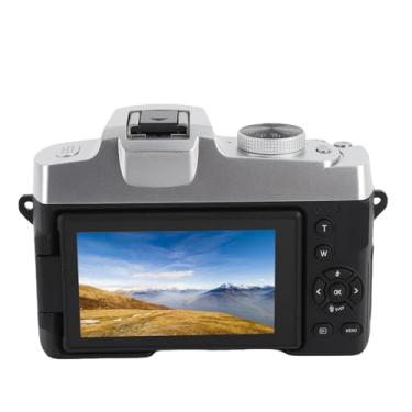 Imagem de Heayzoki Câmera Digital UHD de 6k de 84mp Com Tela Flip de 3 Polegadas de 180 °, Zoom óptico 18x, Wifi, Foco Automático, Flash, Webcam, Câmera Compacta de Viagem para YouTube, Fotografia, (Preto)