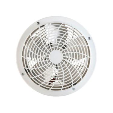 Imagem de Exaustor Residencial Parede Com 2 Grades Interna E Externa 25Cm Bivolt
