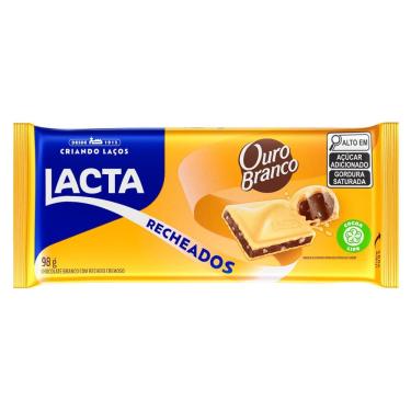 Imagem de Chocolate Lacta Recheados Ouro Branco 98g