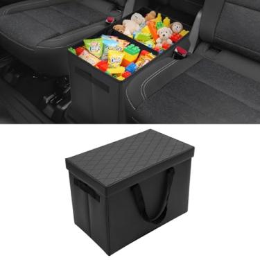 Imagem de Shademax Organizador de assento de carro para acessórios Traverse 2018-2025, caixa de armazenamento no banco traseiro, organizador de console de carro para crianças, suprimentos para bebês, brinquedos