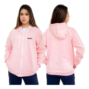 Imagem de Moletom Blusa De Frio Feminino Masculino Basic C/ Ziper-Masculino
