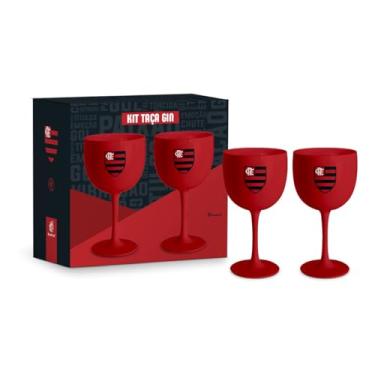 Imagem de Taça Gin 580ml C/ 02un - Time Flamengo Oficial