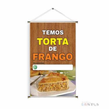Imagem de Banner pronto Torta de Frango BA 496 medida 45x70 cm arte pronta