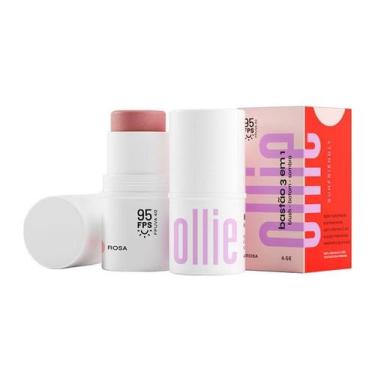 Imagem de Bastão 3 em 1 Ollie Blush, Batom e Sombra FPS95 Cor Rosa 4,5g