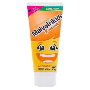 Imagem de Gel Dental Infantil Malvatrikids Com Flúor com Xilitol 70g