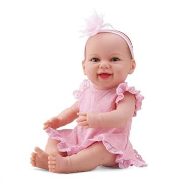 Imagem de Boneca Diver New Born Faz Xixi Cuidados Dengo Papinha - DIVERTOYS, Den