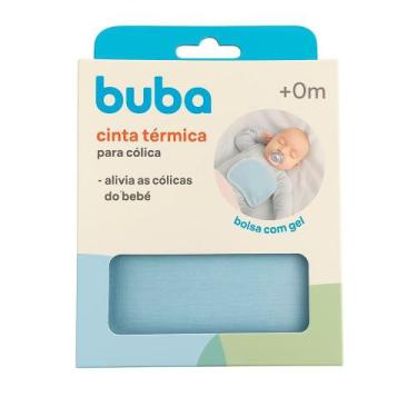 Imagem de Cinta Térmica para Cólica Buba 0+ Meses Azul 1 Unidade, Azul