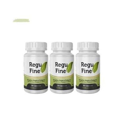 Imagem de 3 Frascos Regu Fine Bem Estar Life 30 Cápsulas Original - NoBrand