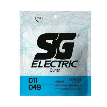 Imagem de Corda P/ Guitarra Sg Eletric Nickel Medium 11/49 - Ec0381