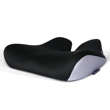 Imagem de Almofada de espuma viscoelástica para assento de carro, almofada ergonômica para cadeira de escritório, almofada de cadeira de jogos. Almofada de cadeira de mesa para alívio da dor ciática, quadril e