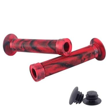 Imagem de Guiador de bicicleta Guiador de bicicleta de downhill freestyle (VREMELHO RAJADA)