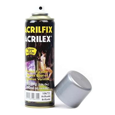 Imagem de Verniz Fixador Acrilfix, Acrilex, Brilhante, 300 ml, Aerosol