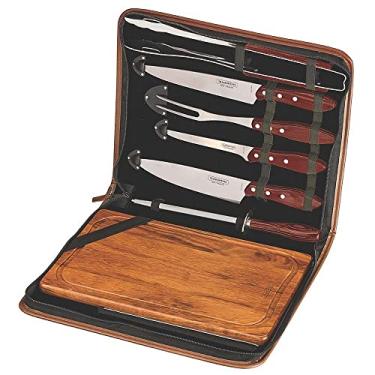 Imagem de Kit Para Churrasco 8 Peças Tramontina Vermelho