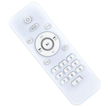 Imagem de ZWP Controle remoto de substituição compatível com Klim Boombox B4 CD Player sistema de áudio portátil, Boombox B4 V3, KBB4W2