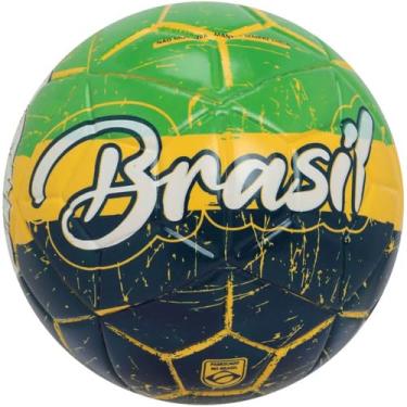 Imagem de Bola de Futebol, Brasil, Mini Pro Ball, Verde,Amarela e Azul, Futebol e Magia