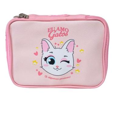 Imagem de Estojo Box 100 pens Oficial EU AMO GATOS - Zona Criativa